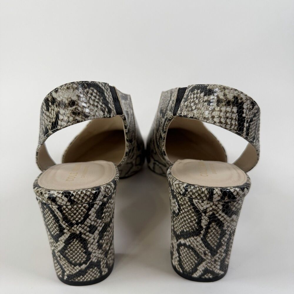 Cole Haan Grand Series Pumps Womens Phyton Slingback Embossed Leather Snake 10B - Picture 5 of 12